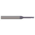 Micro 100 End Mill, 3 Flute, Square, 0.0600" Cutter dia, Overall Length: 2" MEF-060-750-3K